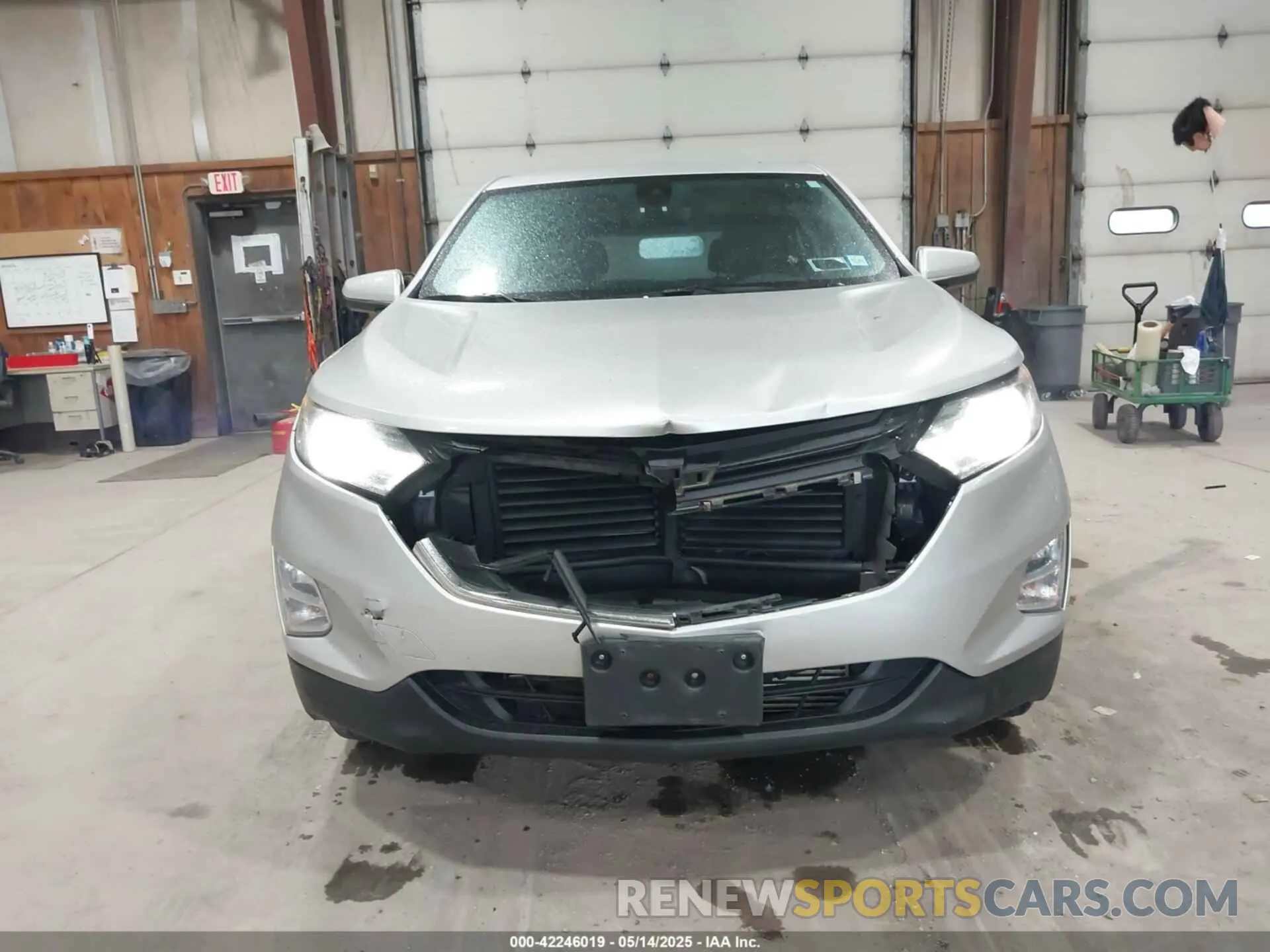 6 fotografías del automóvil dañado 3GNAXUEV9MS140887 CHEVROLET EQUINOX 2021
