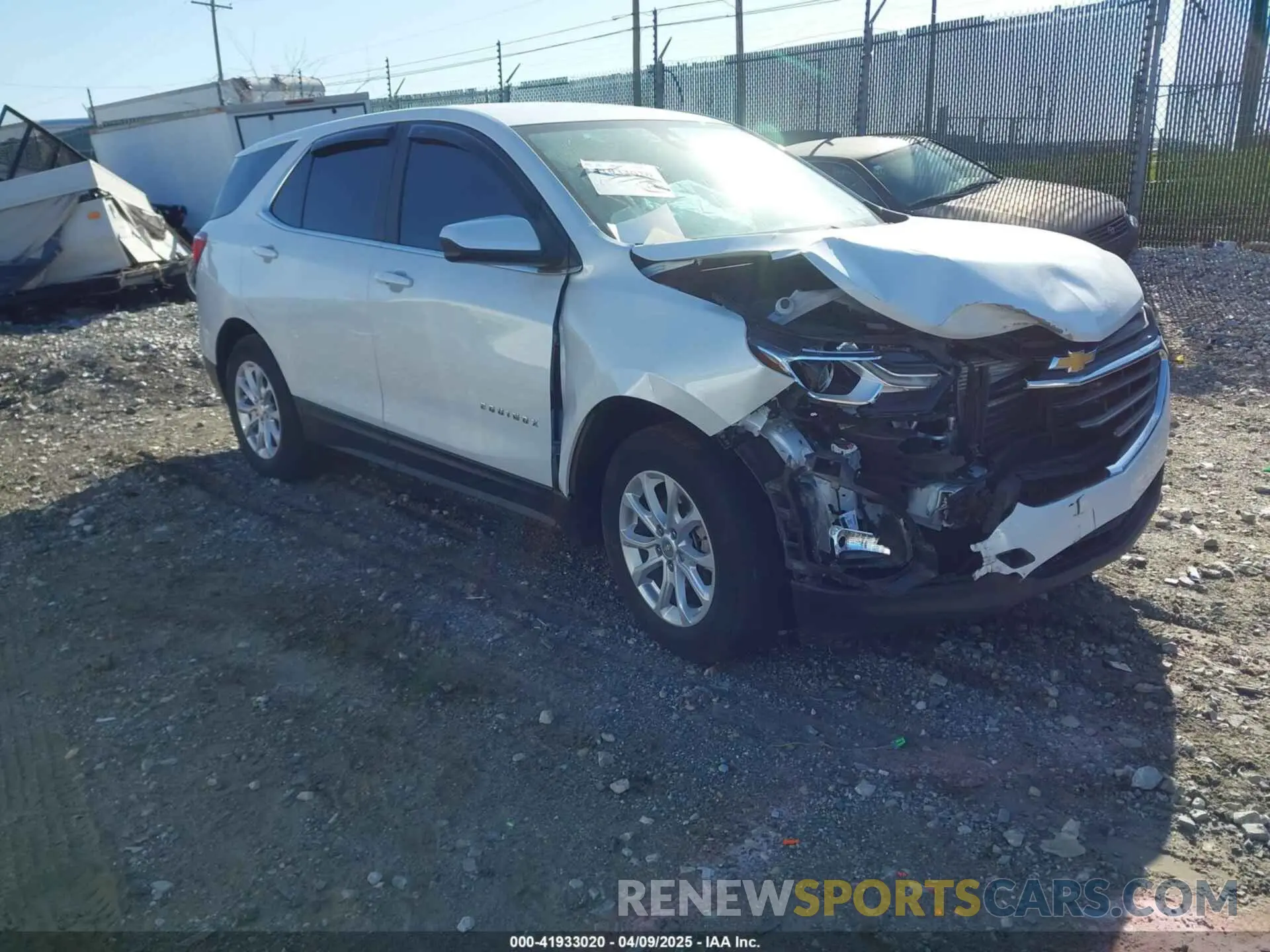 1 fotografías del automóvil dañado 3GNAXUEV9MS171993 CHEVROLET EQUINOX 2021