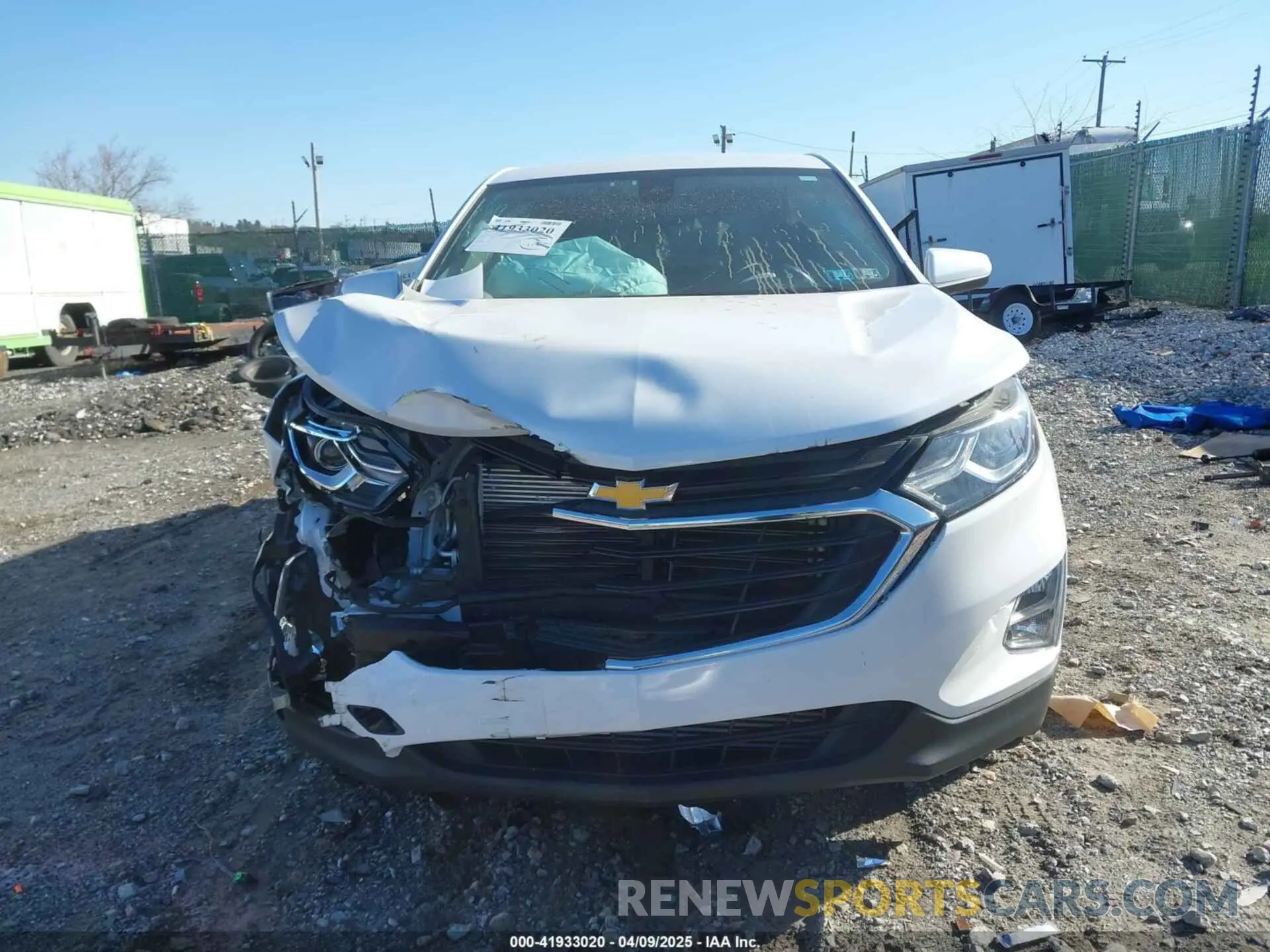 11 fotografías del automóvil dañado 3GNAXUEV9MS171993 CHEVROLET EQUINOX 2021