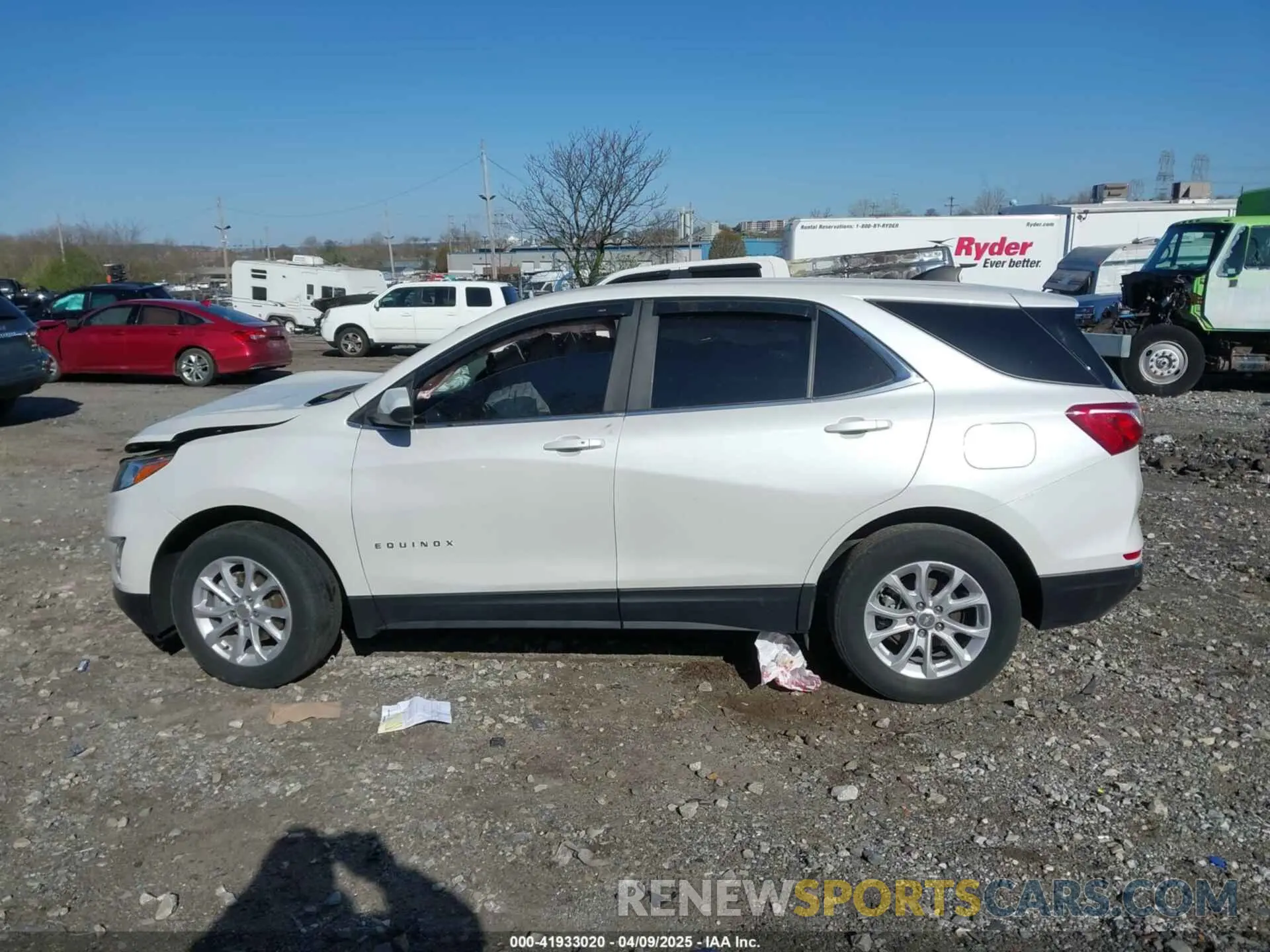 13 fotografías del automóvil dañado 3GNAXUEV9MS171993 CHEVROLET EQUINOX 2021