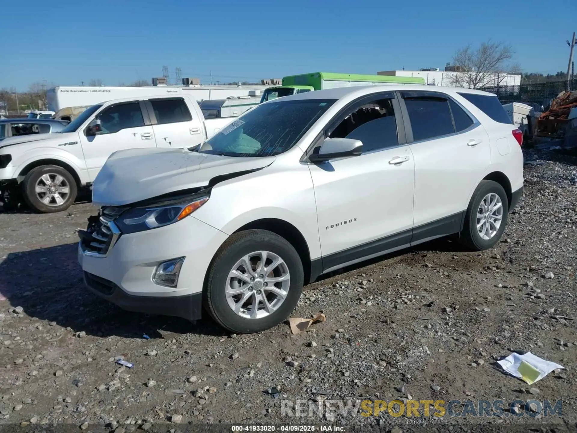 2 fotografías del automóvil dañado 3GNAXUEV9MS171993 CHEVROLET EQUINOX 2021
