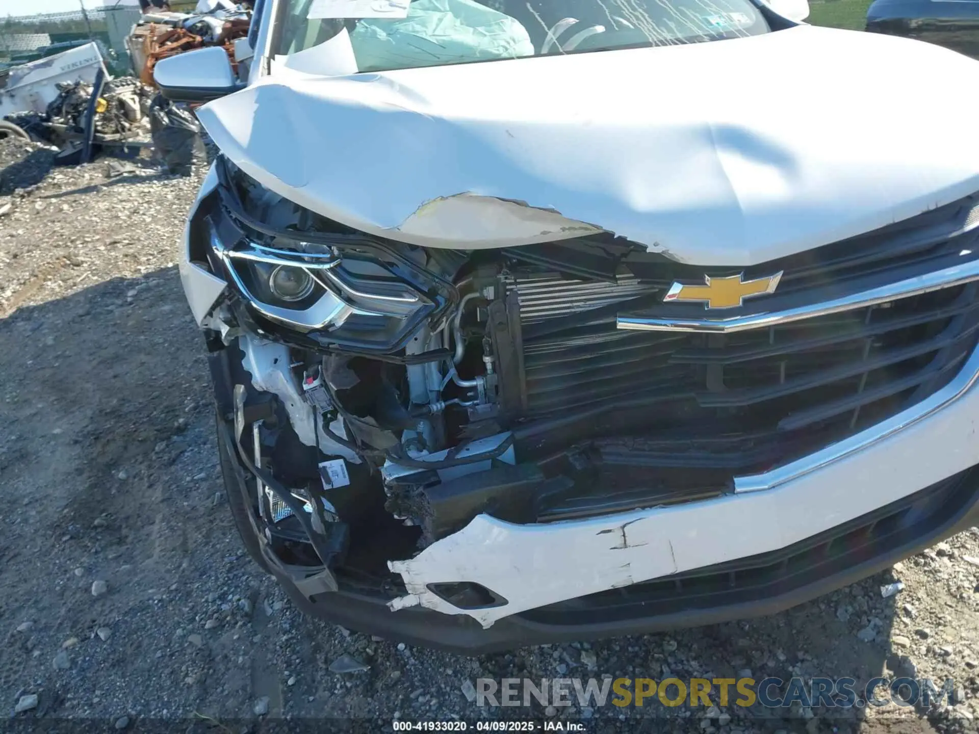 6 fotografías del automóvil dañado 3GNAXUEV9MS171993 CHEVROLET EQUINOX 2021