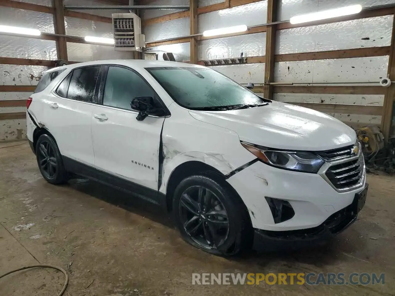 4 fotografías del automóvil dañado 3GNAXUEV9MS178622 CHEVROLET EQUINOX 2021