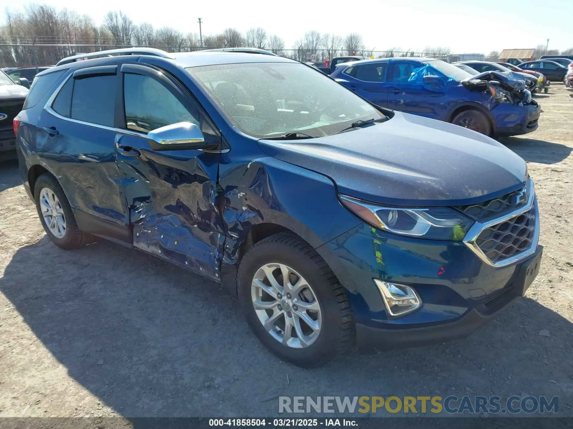 1 fotografías del automóvil dañado 3GNAXUEVXML308269 CHEVROLET EQUINOX 2021