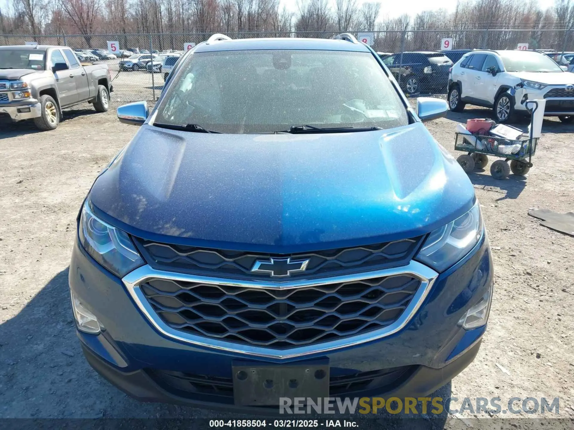 12 fotografías del automóvil dañado 3GNAXUEVXML308269 CHEVROLET EQUINOX 2021