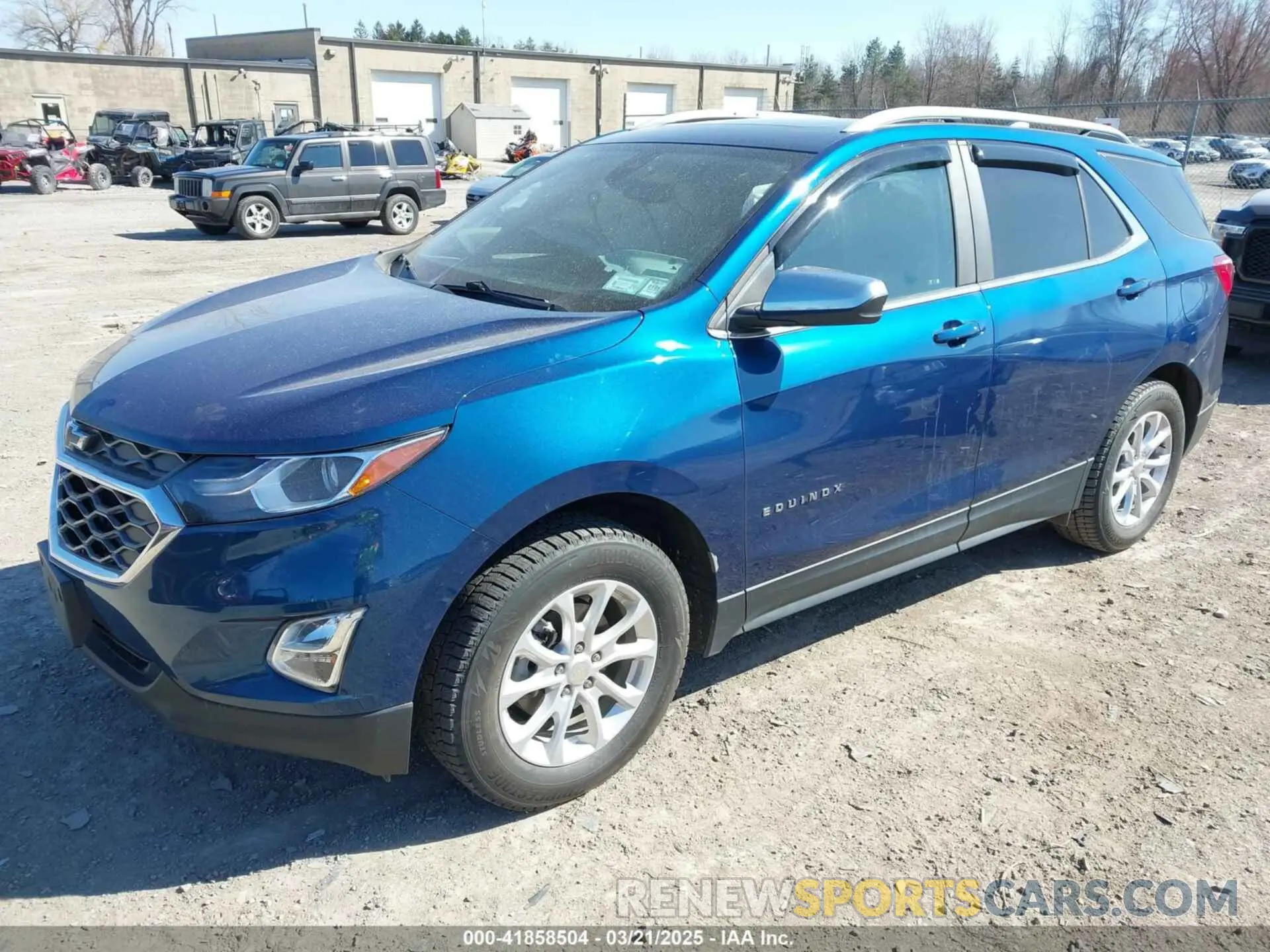 2 fotografías del automóvil dañado 3GNAXUEVXML308269 CHEVROLET EQUINOX 2021