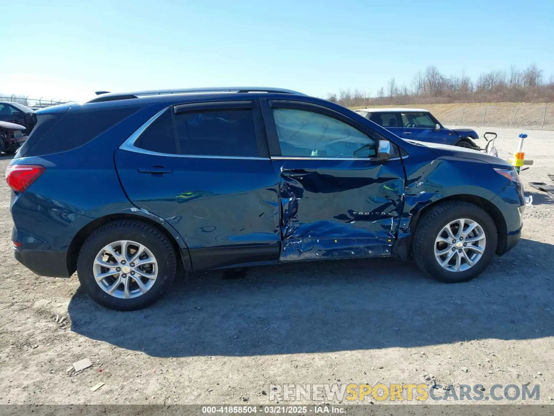6 fotografías del automóvil dañado 3GNAXUEVXML308269 CHEVROLET EQUINOX 2021