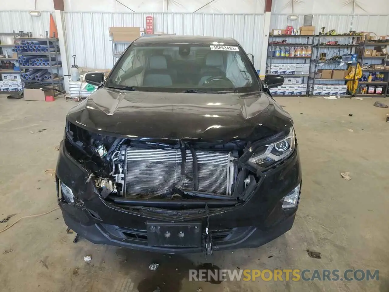 5 fotografías del automóvil dañado 3GNAXUEVXML328070 CHEVROLET EQUINOX 2021