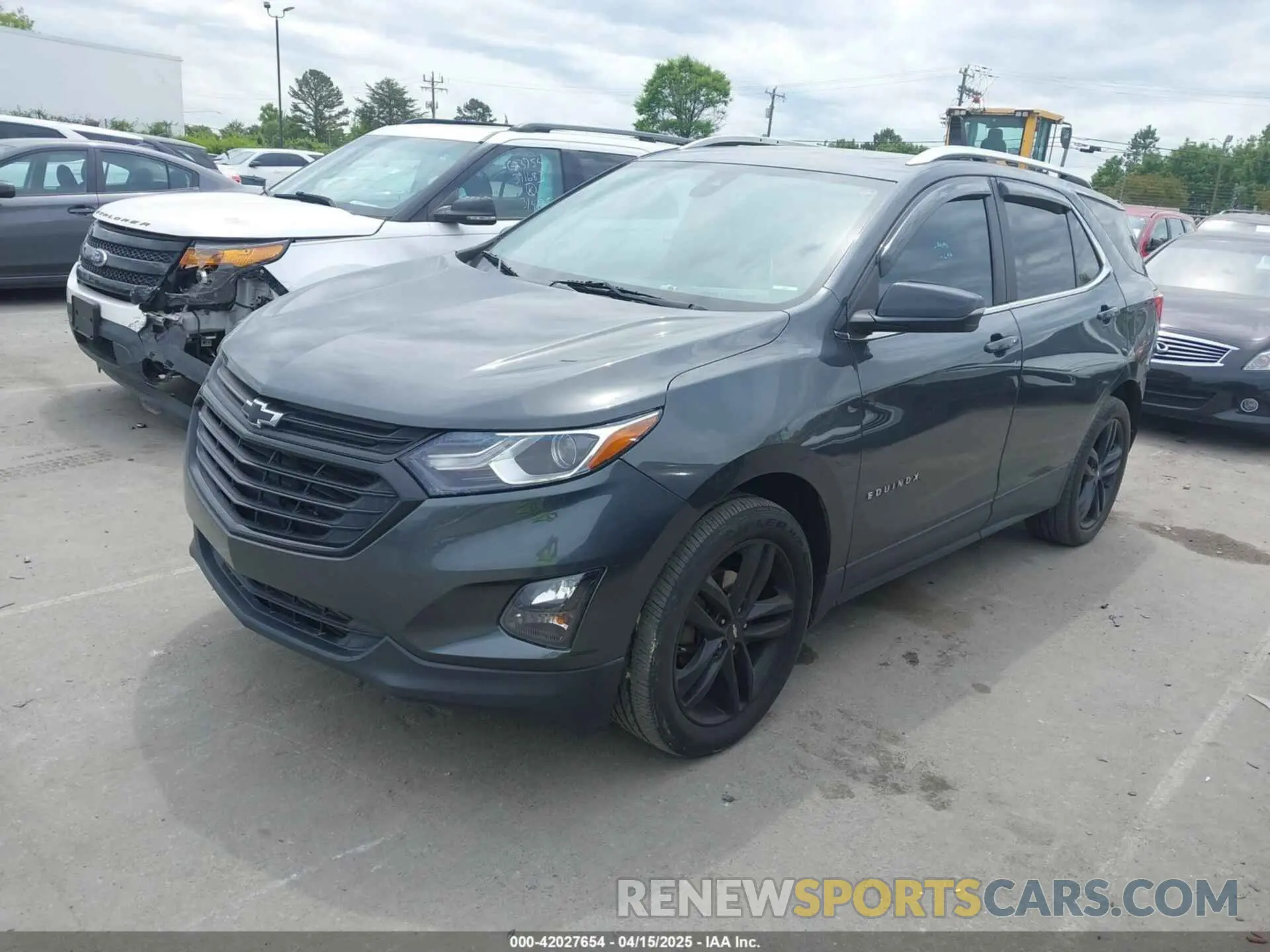 2 fotografías del automóvil dañado 3GNAXUEVXML341465 CHEVROLET EQUINOX 2021