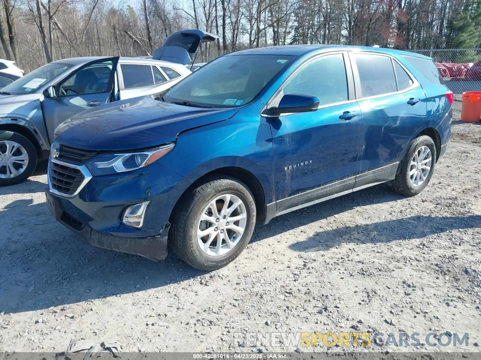 2 fotografías del automóvil dañado 3GNAXUEVXML355219 CHEVROLET EQUINOX 2021