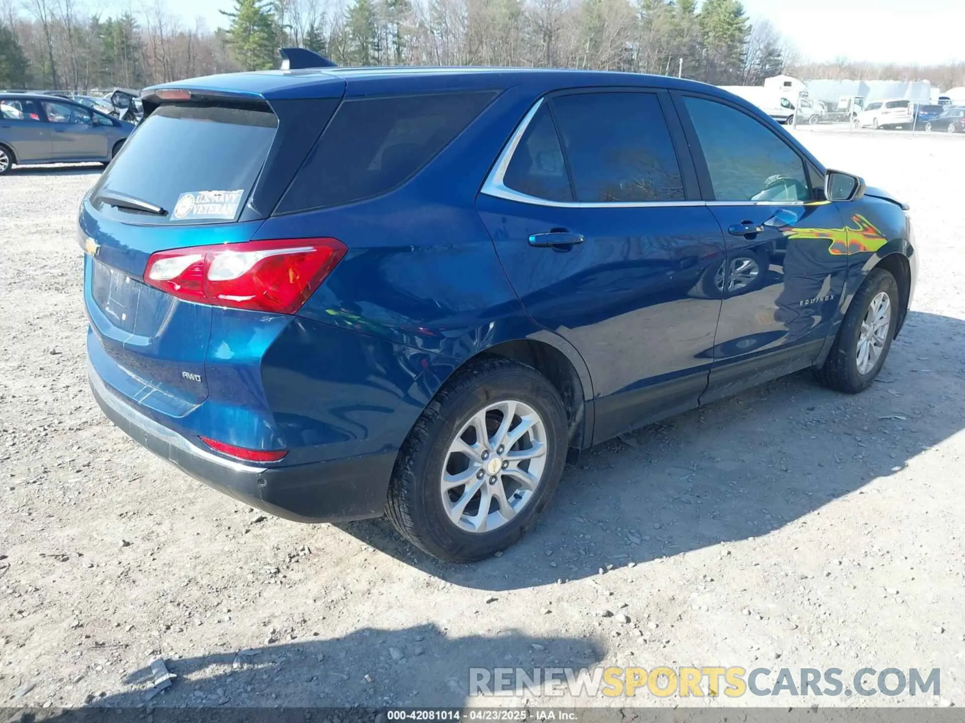 4 fotografías del automóvil dañado 3GNAXUEVXML355219 CHEVROLET EQUINOX 2021