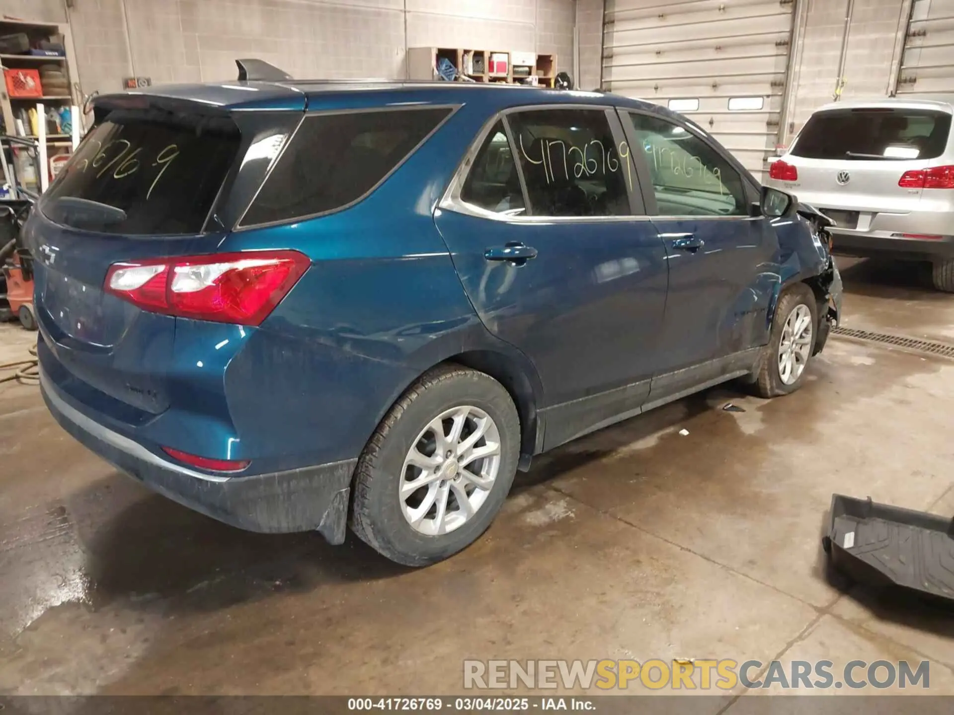 4 fotografías del automóvil dañado 3GNAXUEVXML362462 CHEVROLET EQUINOX 2021