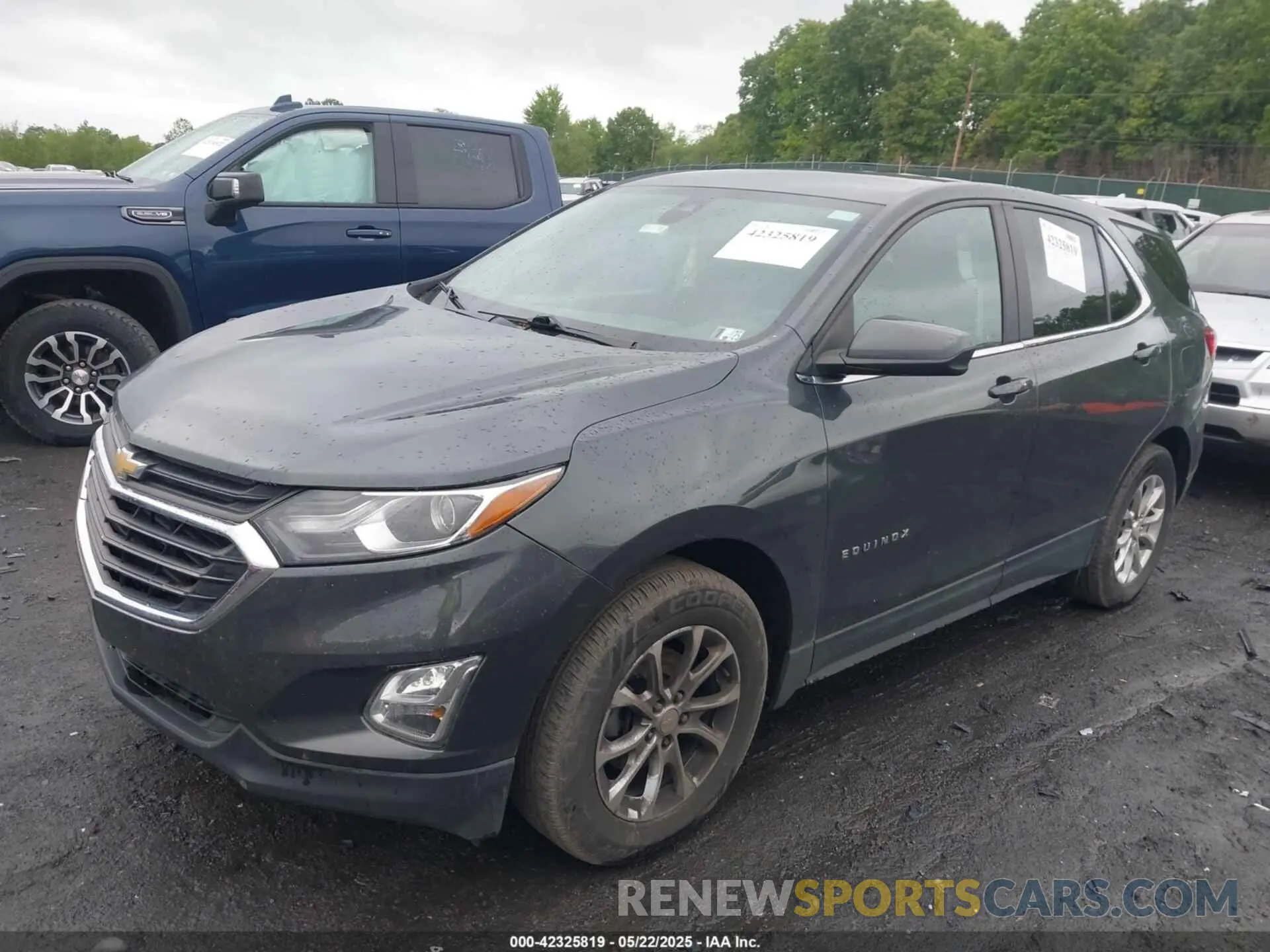 2 fotografías del automóvil dañado 3GNAXUEVXML378399 CHEVROLET EQUINOX 2021