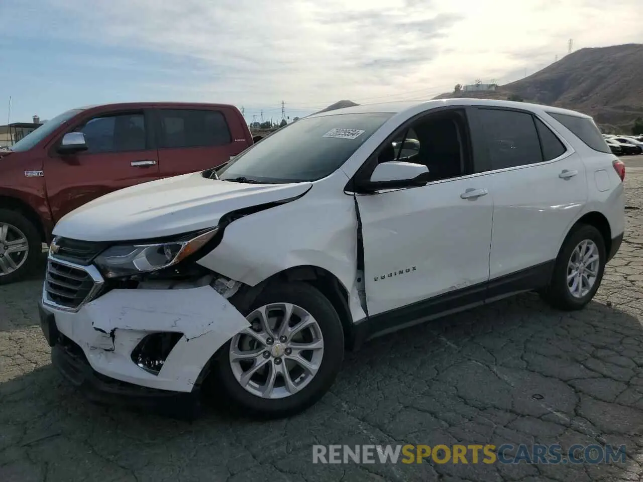 1 fotografías del automóvil dañado 3GNAXUEVXMS103203 CHEVROLET EQUINOX 2021
