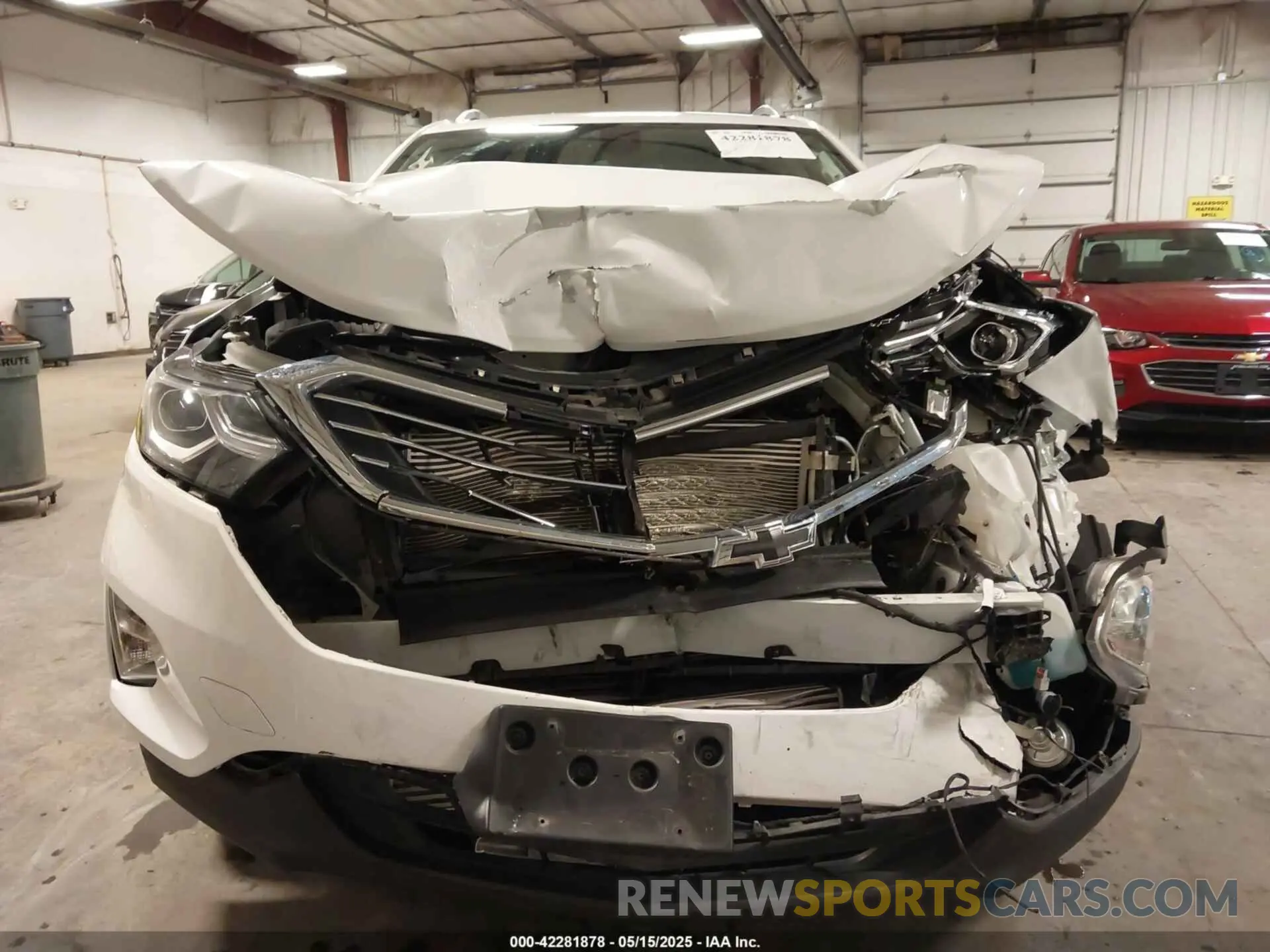 6 fotografías del automóvil dañado 3GNAXXEV1MS107531 CHEVROLET EQUINOX 2021