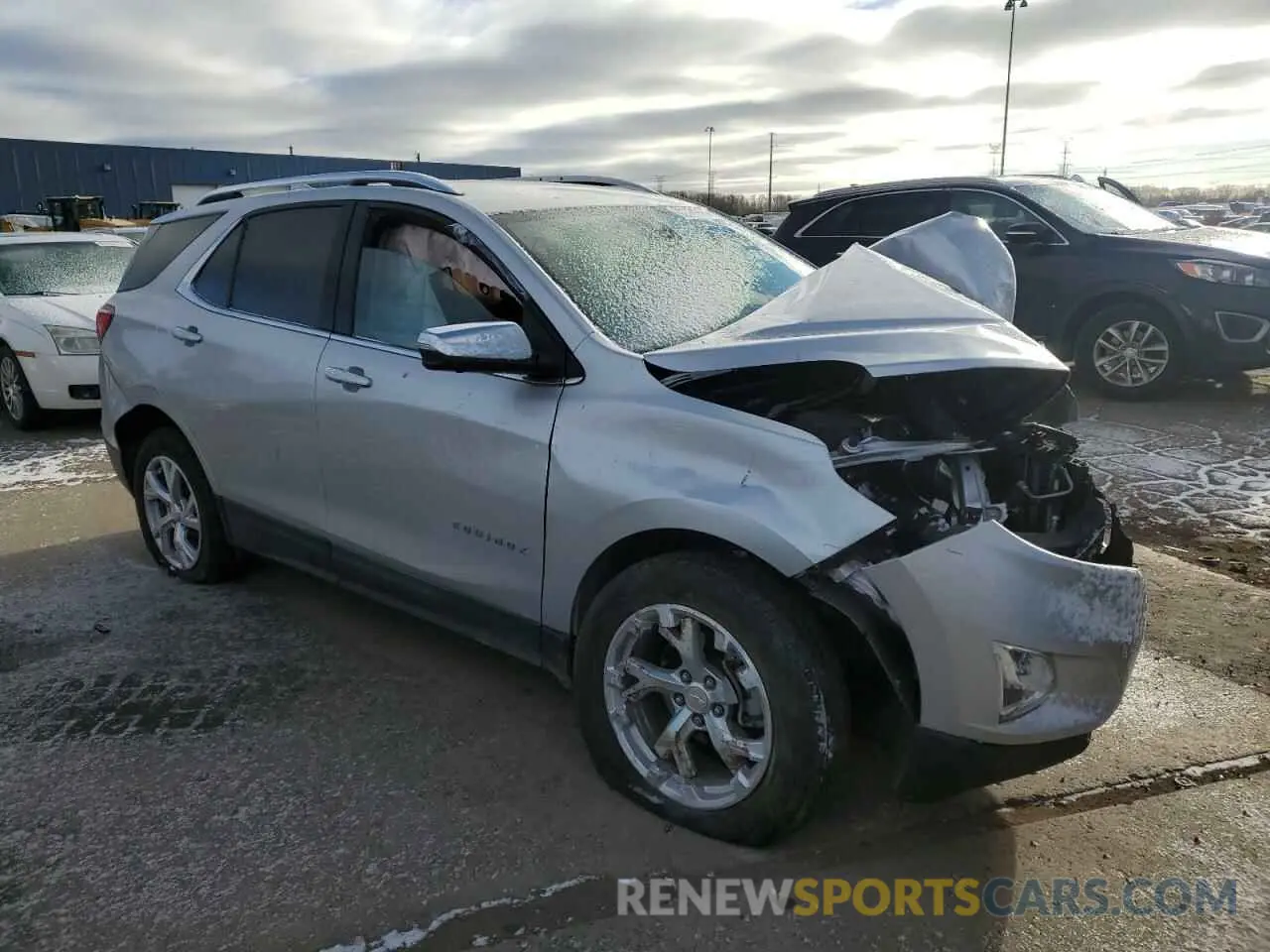 4 fotografías del automóvil dañado 3GNAXXEV5MS176237 CHEVROLET EQUINOX 2021