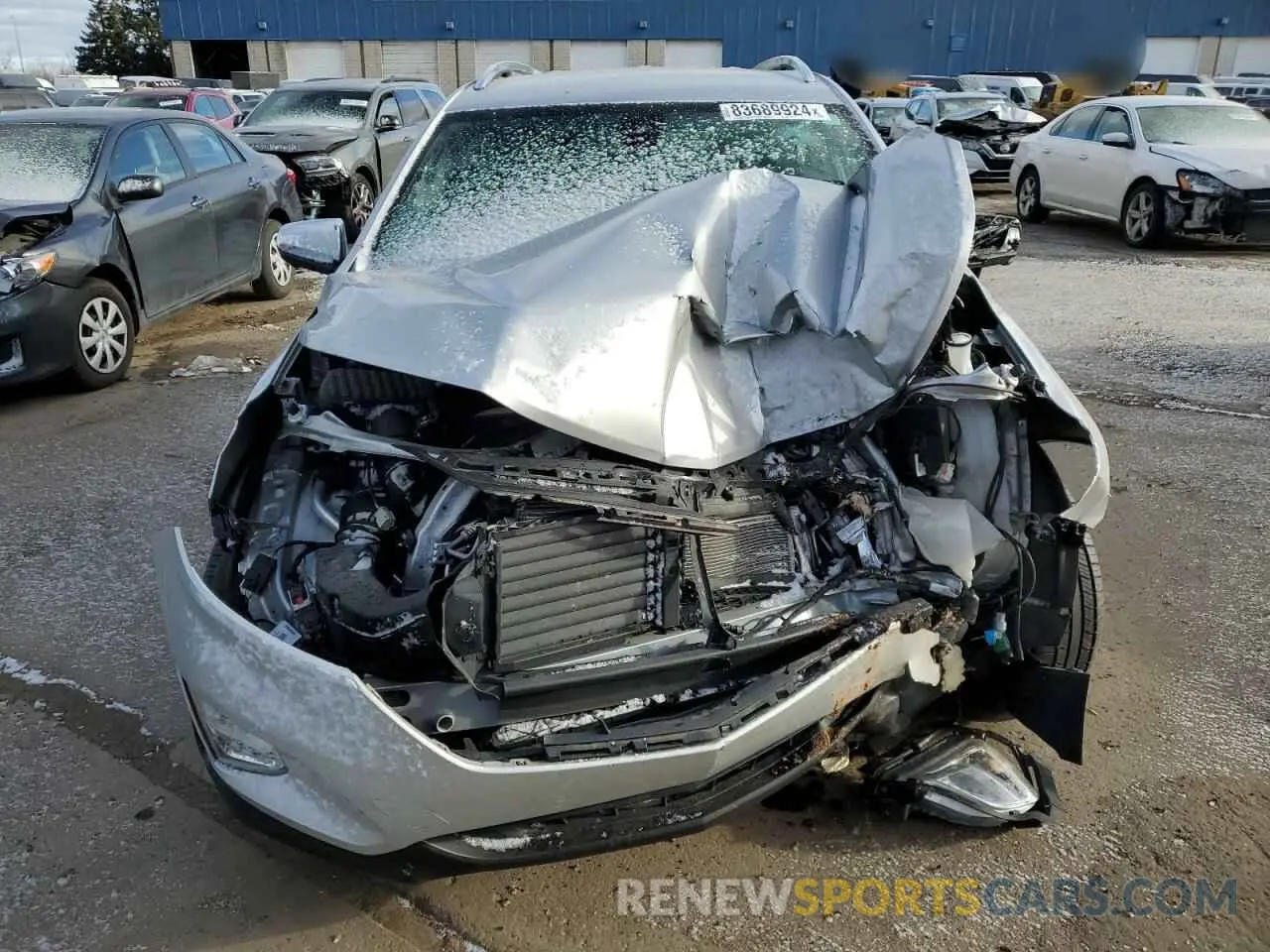 5 fotografías del automóvil dañado 3GNAXXEV5MS176237 CHEVROLET EQUINOX 2021