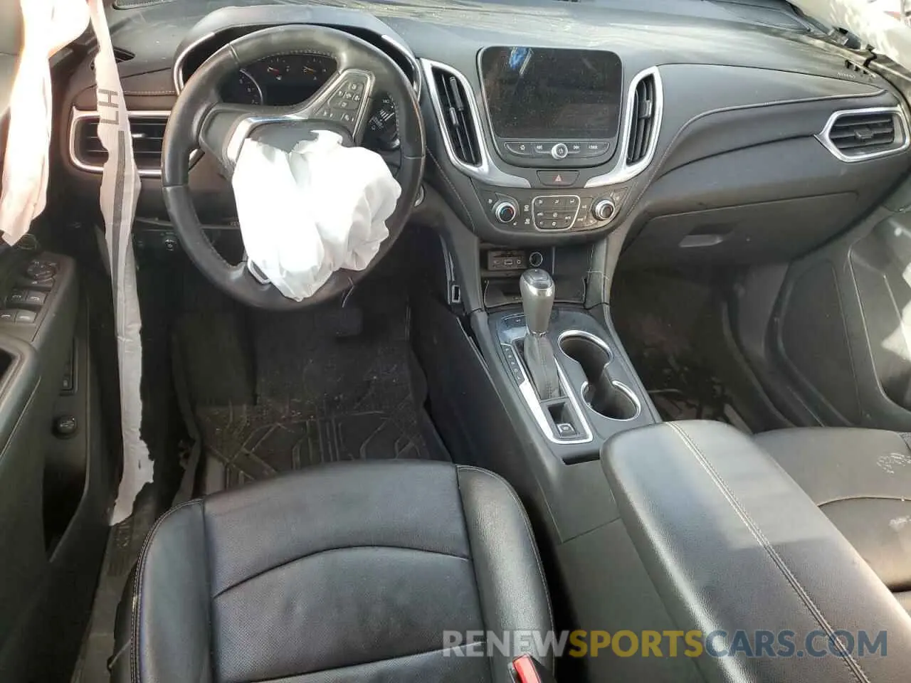 8 fotografías del automóvil dañado 3GNAXXEV5MS176237 CHEVROLET EQUINOX 2021