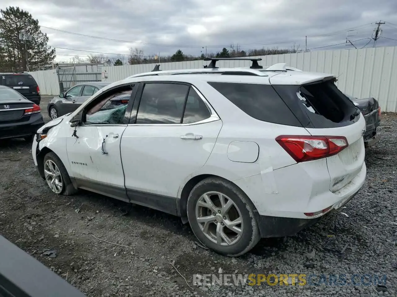 2 fotografías del automóvil dañado 3GNAXXEV8MS160369 CHEVROLET EQUINOX 2021