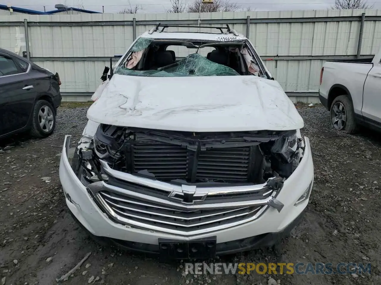 5 fotografías del automóvil dañado 3GNAXXEV8MS160369 CHEVROLET EQUINOX 2021