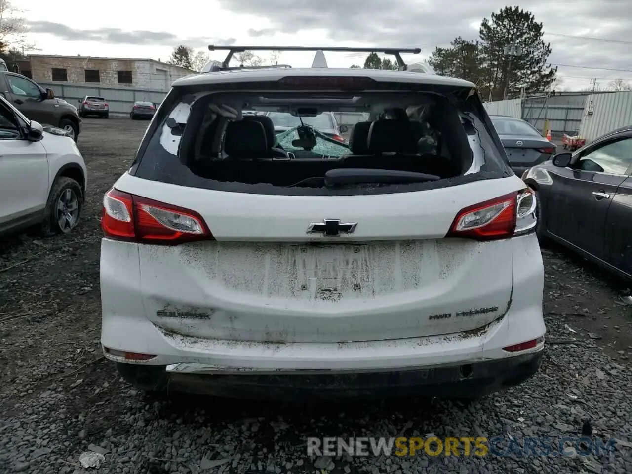 6 fotografías del automóvil dañado 3GNAXXEV8MS160369 CHEVROLET EQUINOX 2021