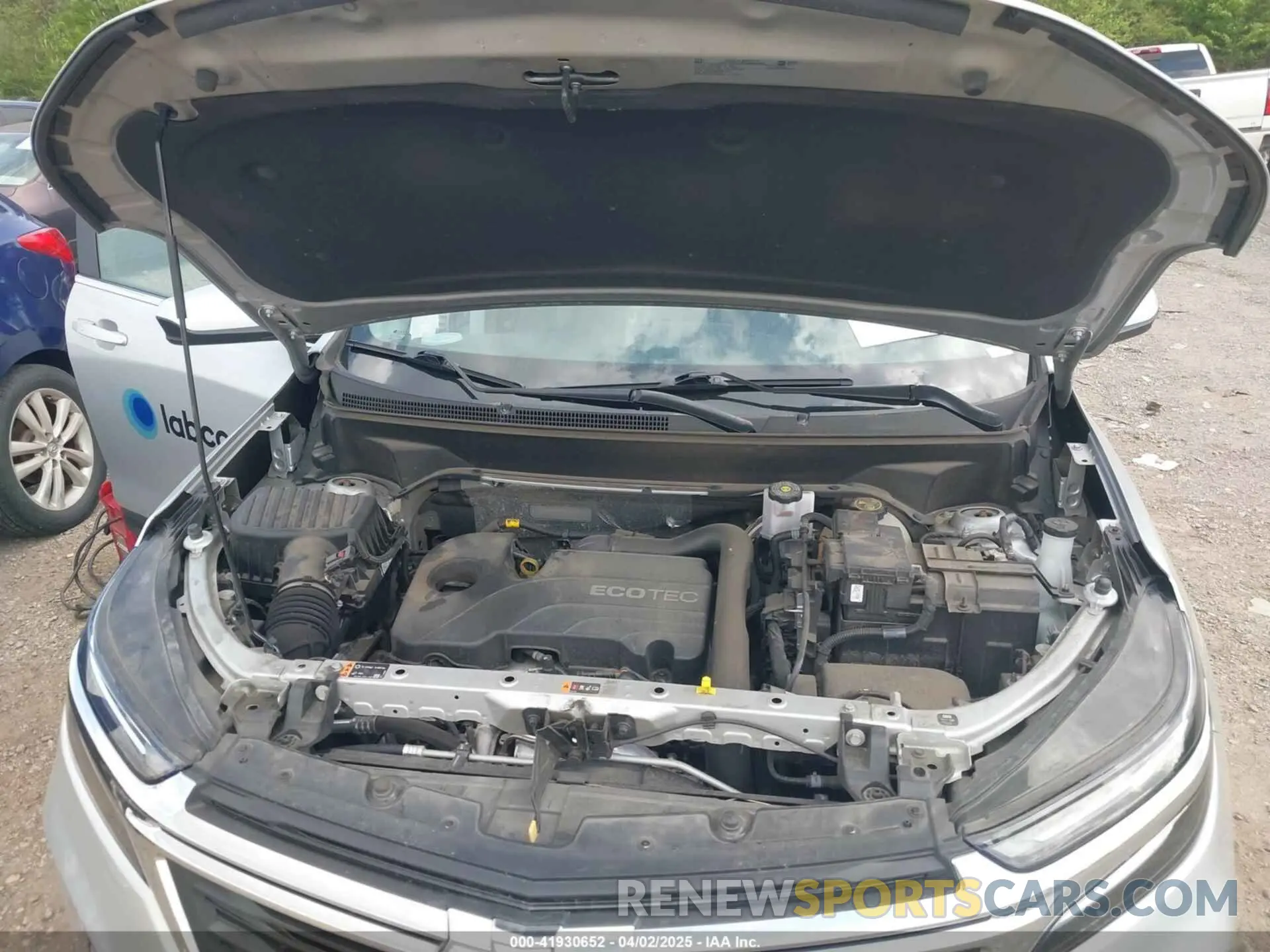 10 fotografías del automóvil dañado 02GNAXJEV7N613162 CHEVROLET EQUINOX 2022