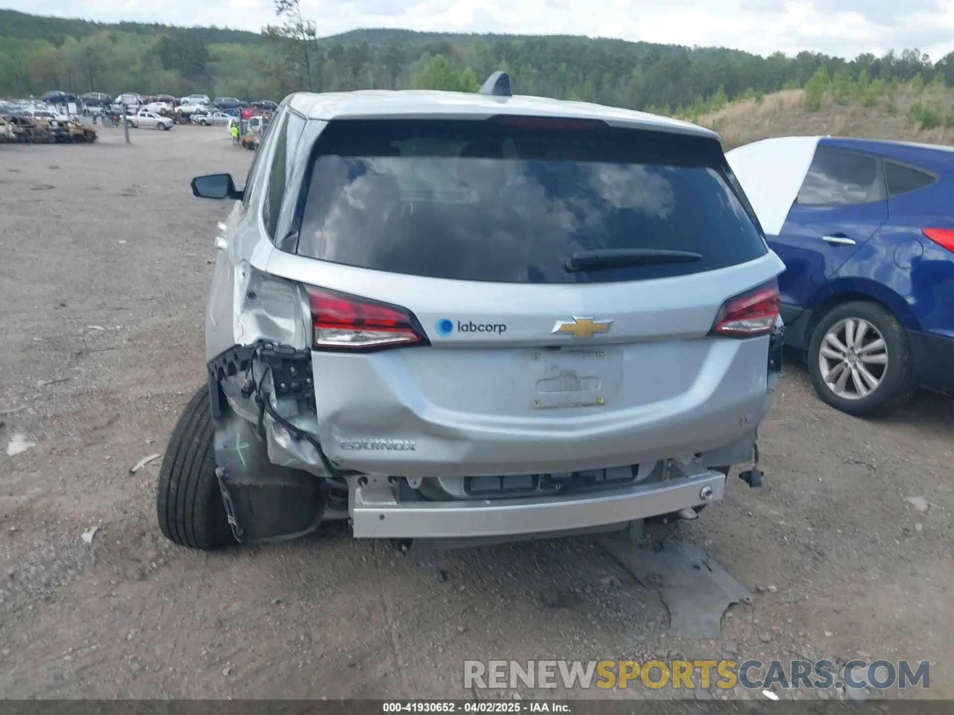 6 fotografías del automóvil dañado 02GNAXJEV7N613162 CHEVROLET EQUINOX 2022