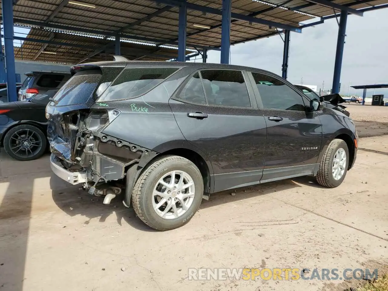 3 fotografías del automóvil dañado 2GNAX5EV2N6105162 CHEVROLET EQUINOX 2022