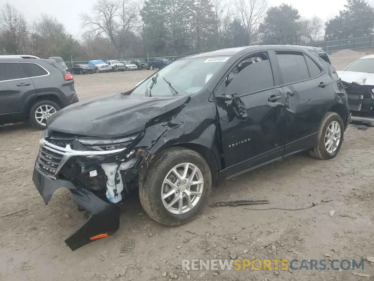 1 fotografías del automóvil dañado 2GNAXHEV8N6141326 CHEVROLET EQUINOX 2022
