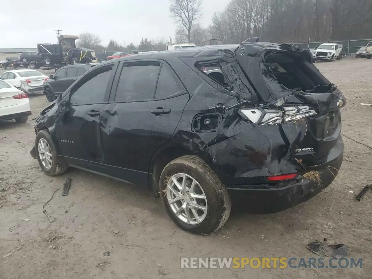 2 fotografías del automóvil dañado 2GNAXHEV8N6141326 CHEVROLET EQUINOX 2022