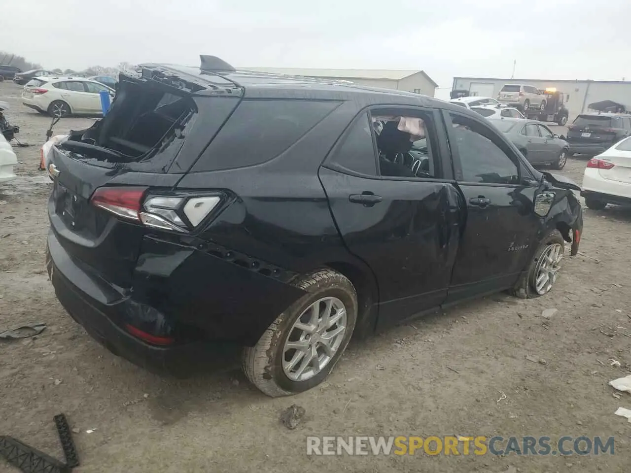 3 fotografías del automóvil dañado 2GNAXHEV8N6141326 CHEVROLET EQUINOX 2022