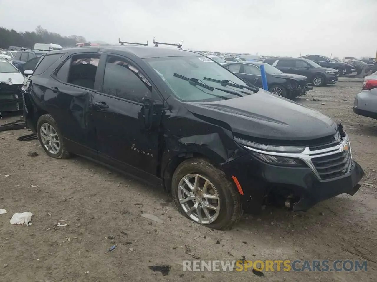 4 fotografías del automóvil dañado 2GNAXHEV8N6141326 CHEVROLET EQUINOX 2022