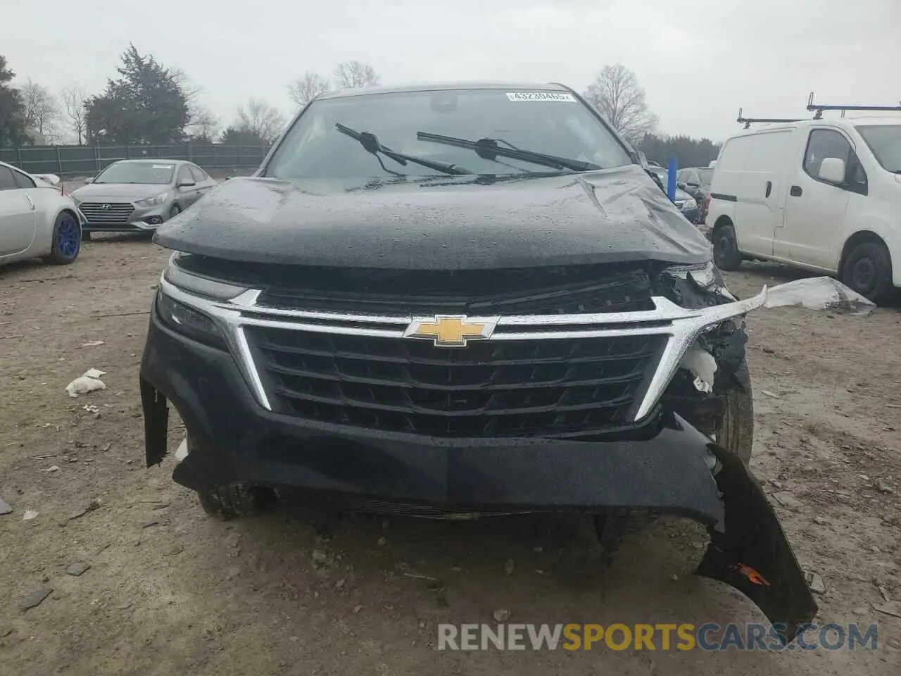 5 fotografías del automóvil dañado 2GNAXHEV8N6141326 CHEVROLET EQUINOX 2022