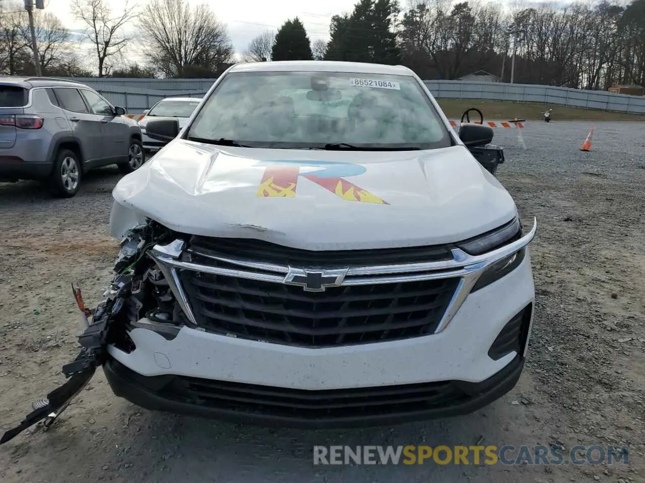 5 fotografías del automóvil dañado 2GNAXHEV9N6102244 CHEVROLET EQUINOX 2022