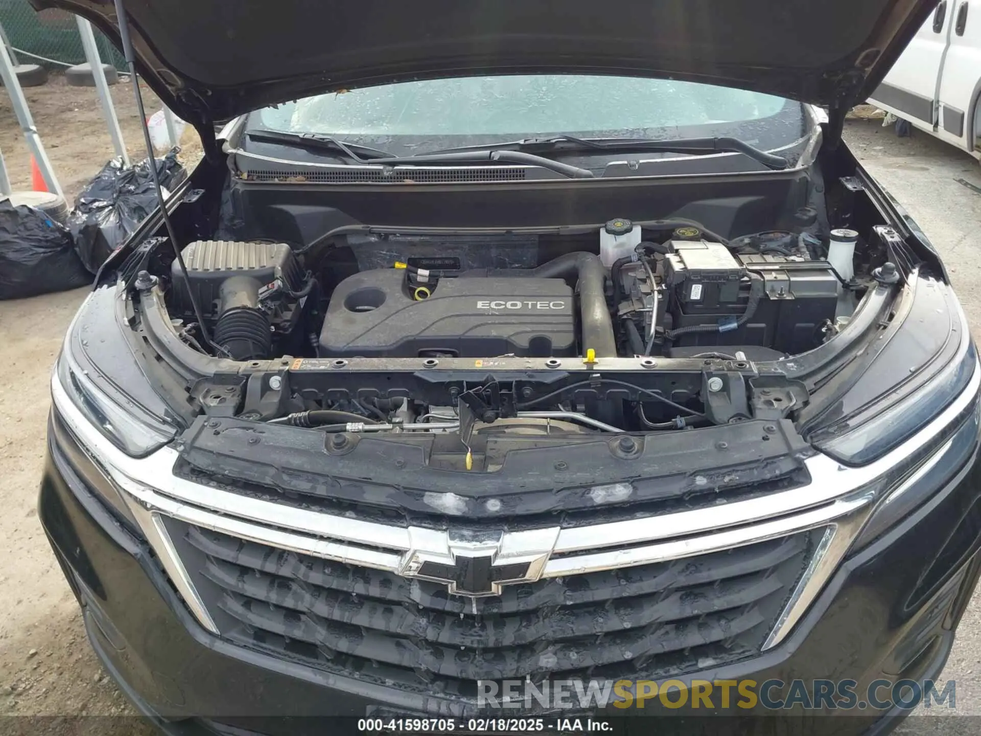 10 fotografías del automóvil dañado 2GNAXHEVXN6119070 CHEVROLET EQUINOX 2022