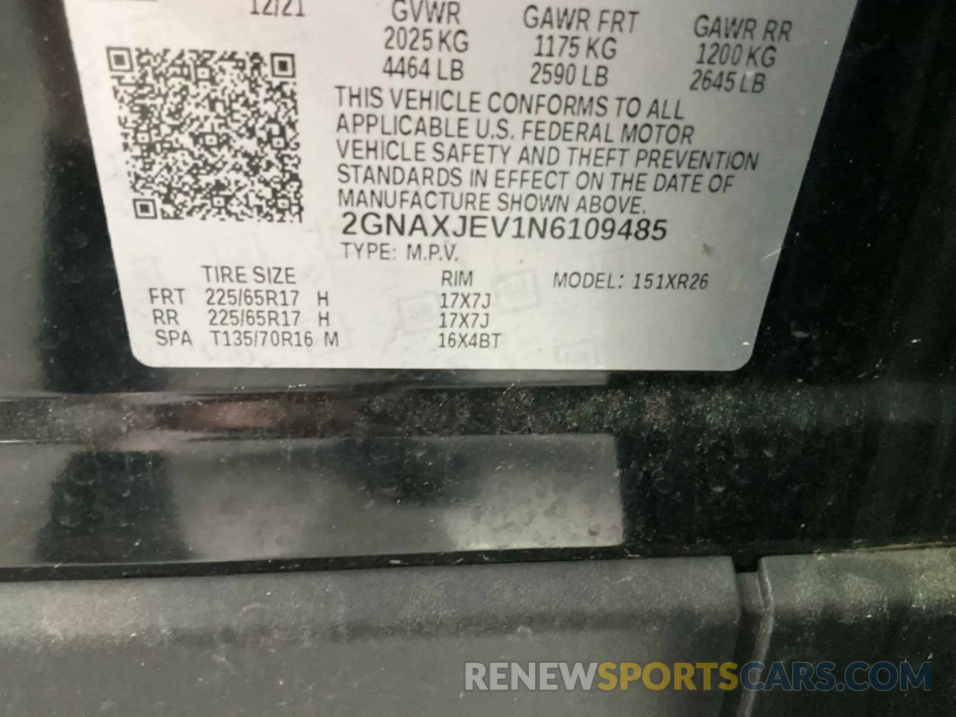 16 fotografías del automóvil dañado 2GNAXJEV1N6109485 CHEVROLET EQUINOX 2022
