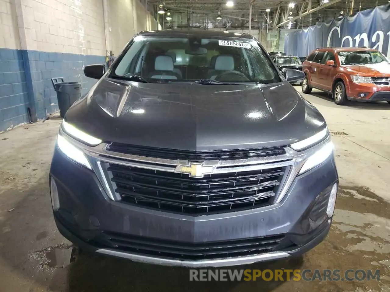 5 fotografías del automóvil dañado 2GNAXJEV1N6128070 CHEVROLET EQUINOX 2022