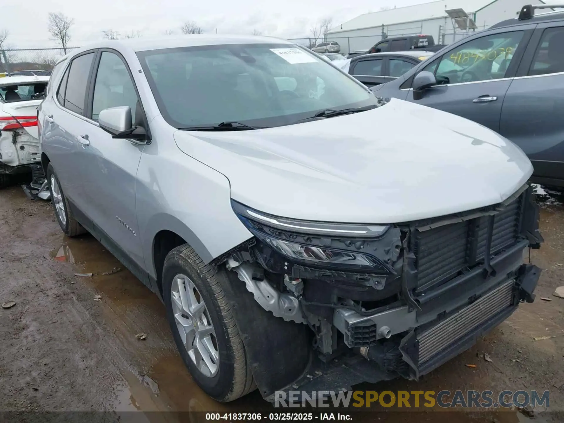 1 fotografías del automóvil dañado 2GNAXJEV3N6129981 CHEVROLET EQUINOX 2022