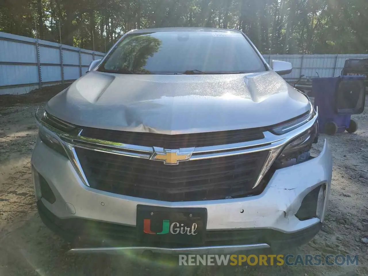 5 fotografías del automóvil dañado 2GNAXJEV4N6141363 CHEVROLET EQUINOX 2022