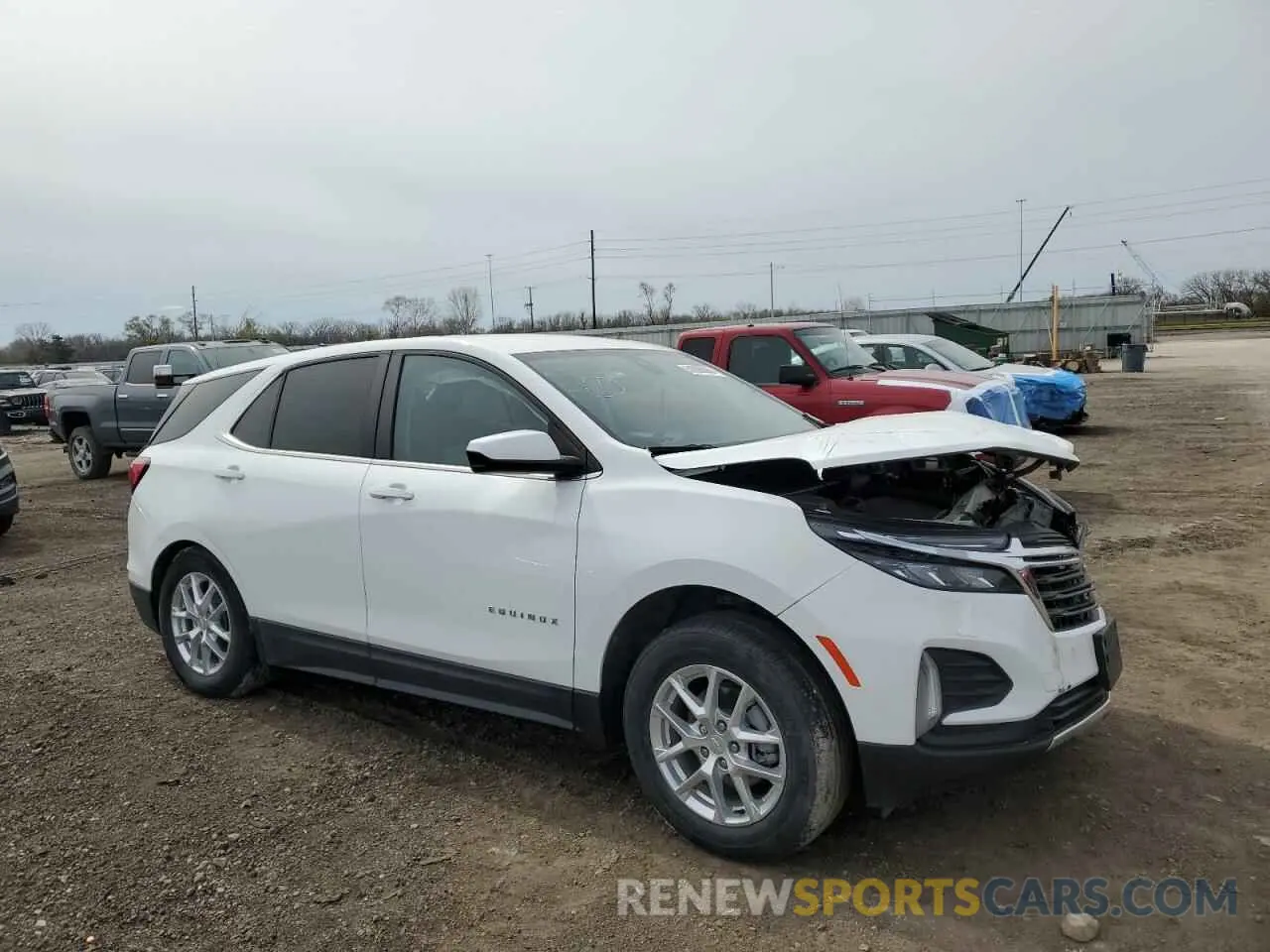 4 fotografías del automóvil dañado 2GNAXJEV8N6116496 CHEVROLET EQUINOX 2022