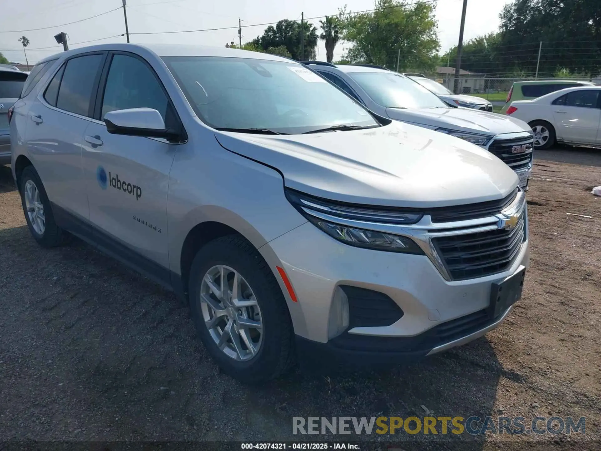 1 fotografías del automóvil dañado 2GNAXJEV8N6140300 CHEVROLET EQUINOX 2022