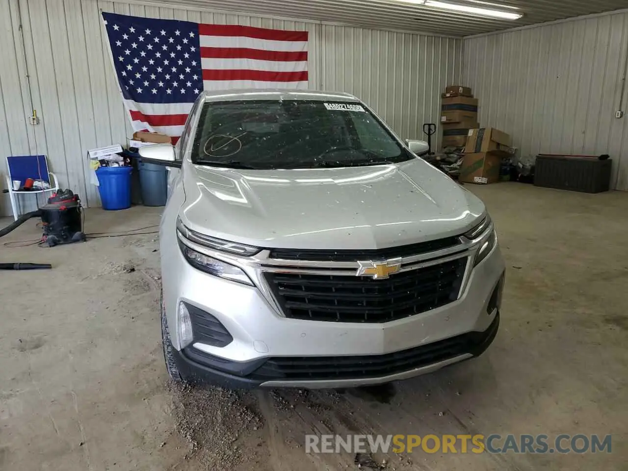 5 fotografías del automóvil dañado 2GNAXJEV9N6129984 CHEVROLET EQUINOX 2022
