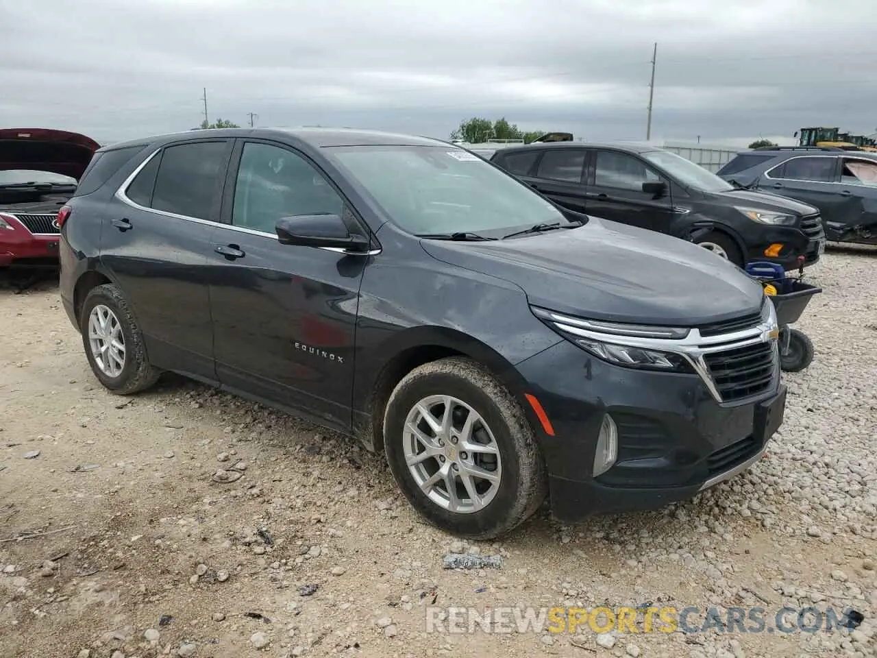 4 fotografías del automóvil dañado 2GNAXKEV1N6121271 CHEVROLET EQUINOX 2022