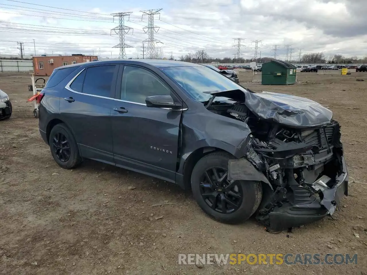 4 fotografías del automóvil dañado 2GNAXKEV5N6110791 CHEVROLET EQUINOX 2022