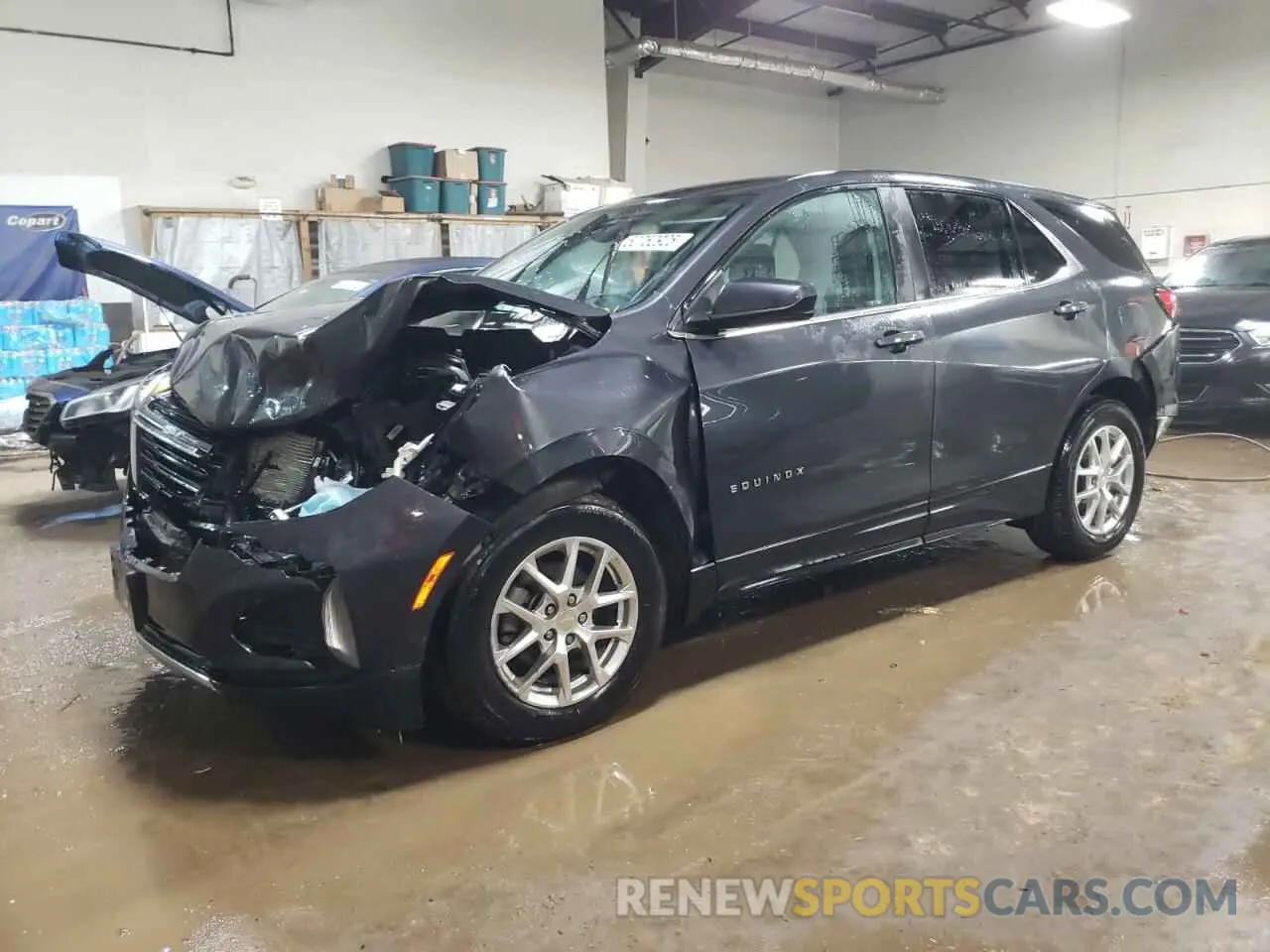 1 fotografías del automóvil dañado 2GNAXKEV7N6136194 CHEVROLET EQUINOX 2022