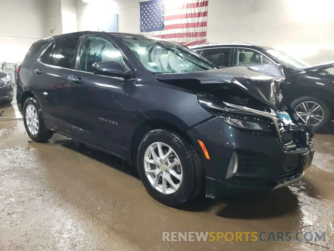4 fotografías del automóvil dañado 2GNAXKEV7N6136194 CHEVROLET EQUINOX 2022