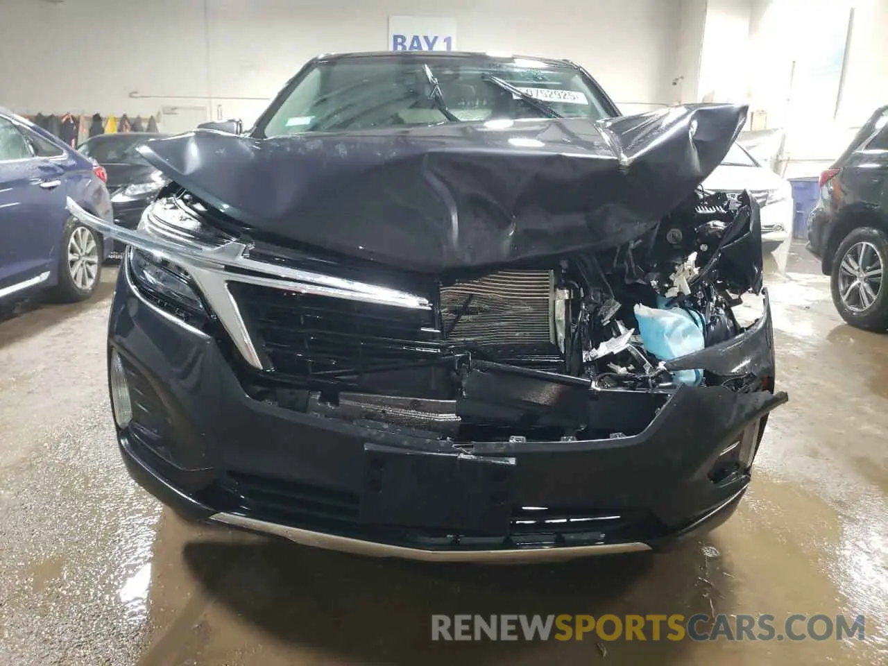 5 fotografías del automóvil dañado 2GNAXKEV7N6136194 CHEVROLET EQUINOX 2022