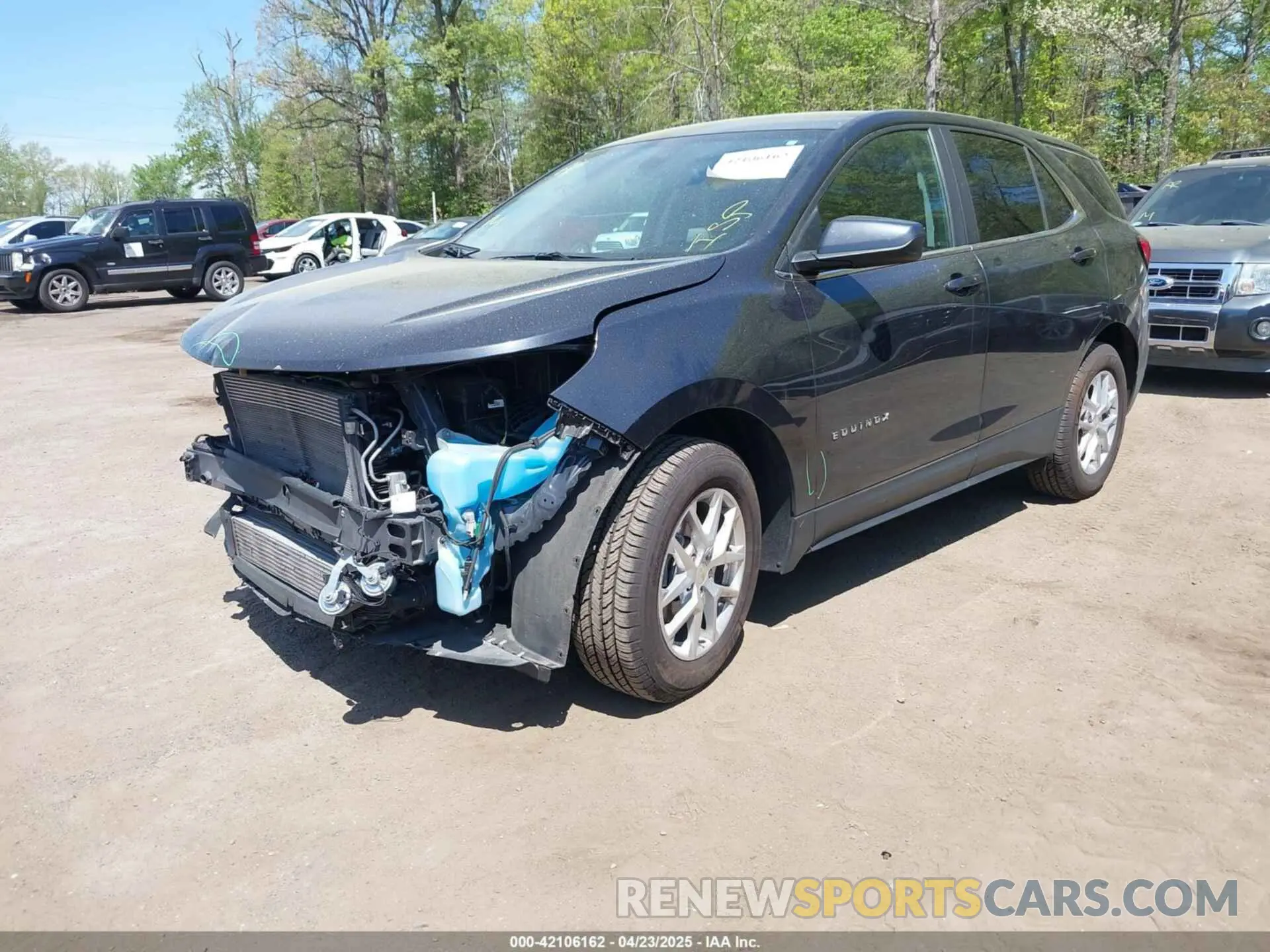 2 fotografías del automóvil dañado 2GNAXKEV7N6137877 CHEVROLET EQUINOX 2022