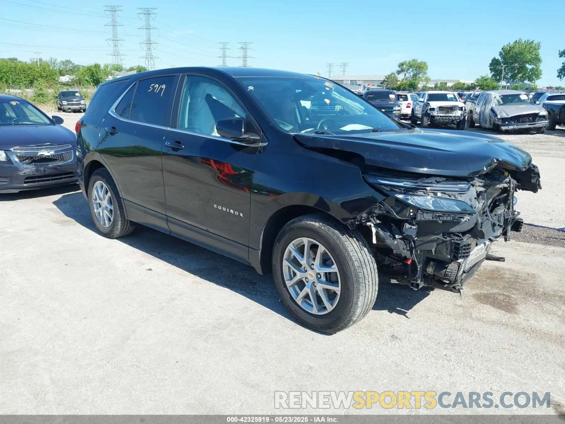 1 fotografías del automóvil dañado 2GNAXKEVXN6102976 CHEVROLET EQUINOX 2022