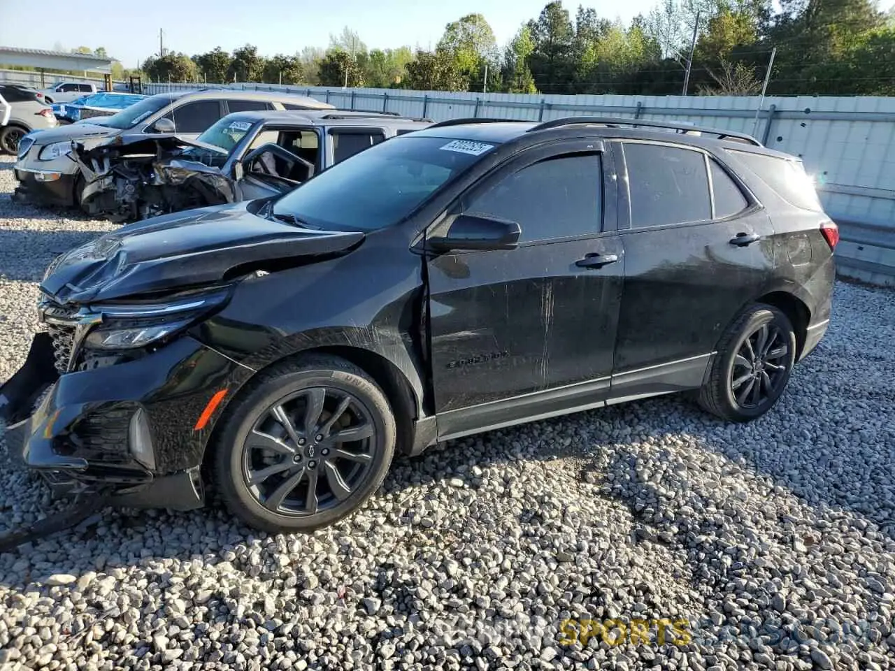 1 fotografías del automóvil dañado 2GNAXMEV2N6137412 CHEVROLET EQUINOX 2022
